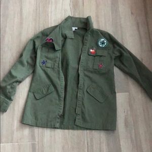 Descendants green military jacket
